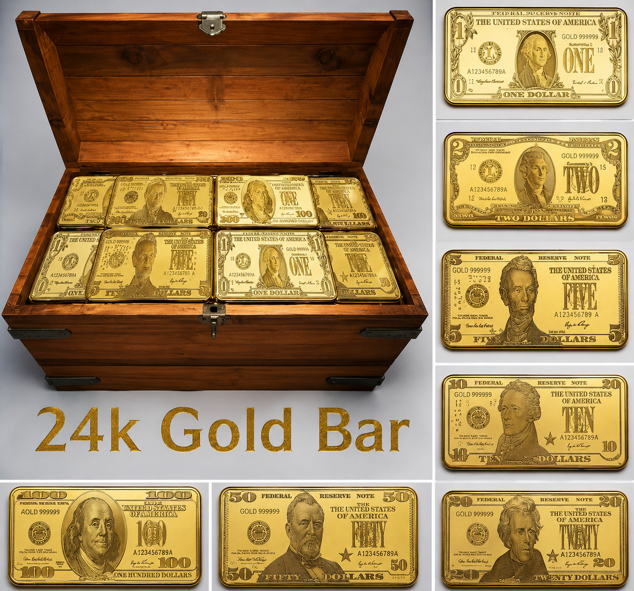 7 Piece Presidential Set