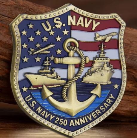 Shield Semper Fidelis 1775-2025 Coin