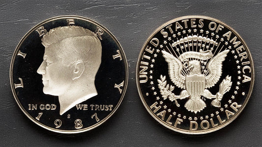 1987-S Kennedy Half Dollar