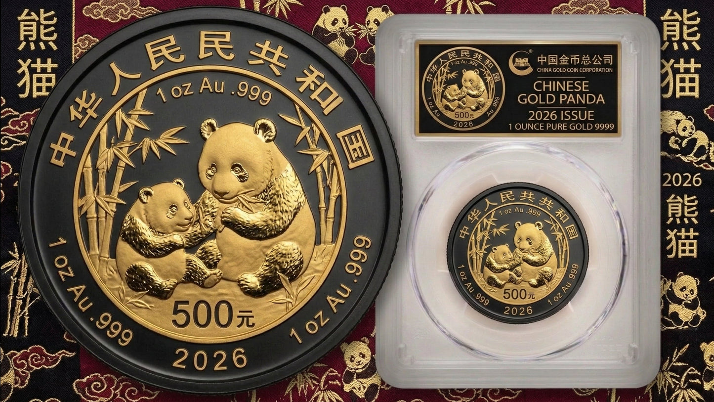 Panda Coin 2026 With Case