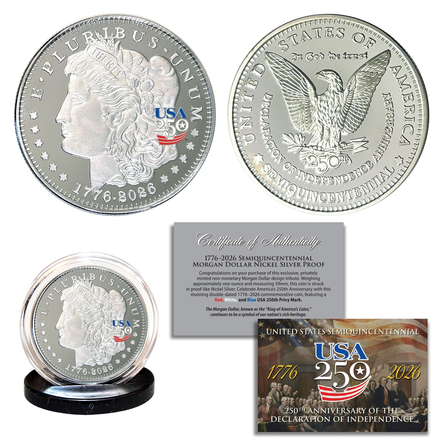 America's 250th Anniversary Proof Coins - Set of 6
