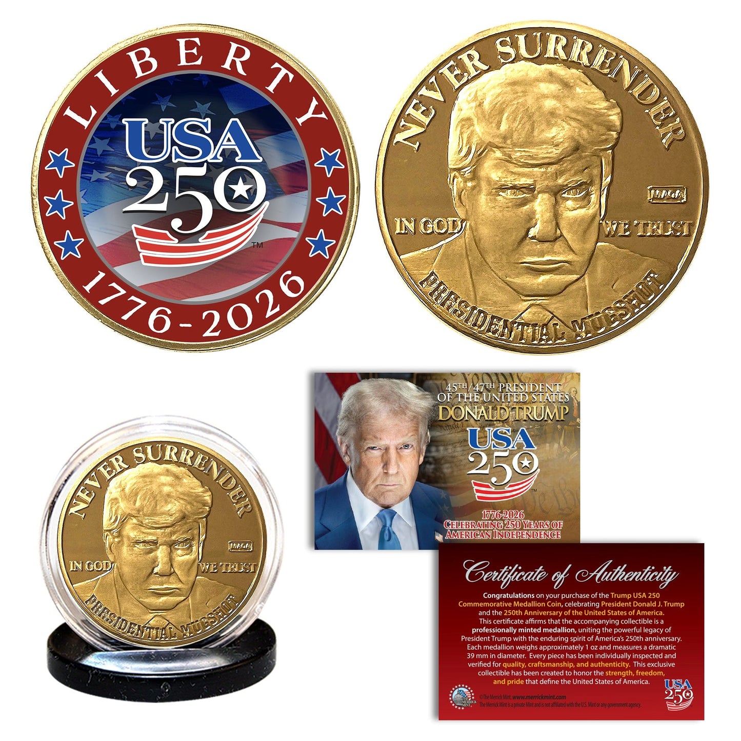 Trump USA 250 6-Coin Bundle (Save 20%)