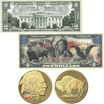 America's 250th Anniversary Tribute Currency Bundle