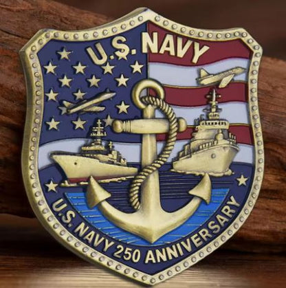 Shield Semper Fidelis 1775-2025 Coin